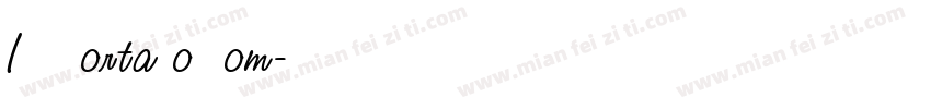 ITC Portago Com字体转换